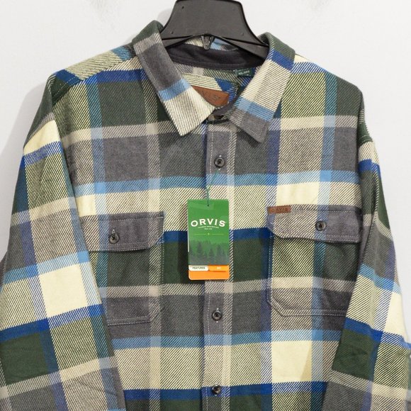 Orvis Other - NWT GREEN Orvis men heavy weight flannel shirt